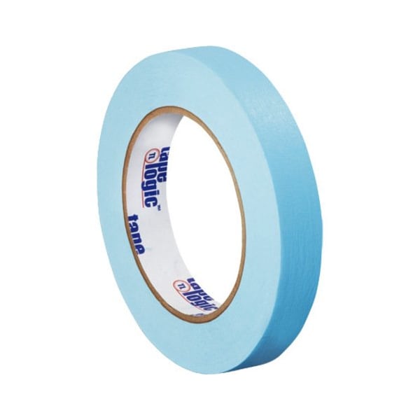 Tape Logic Masking Tape, 3/4x60 yd., Blue, PK12, 3/4" W x 60 yds L, Light Blue, 12 PK T93400312PKH - main